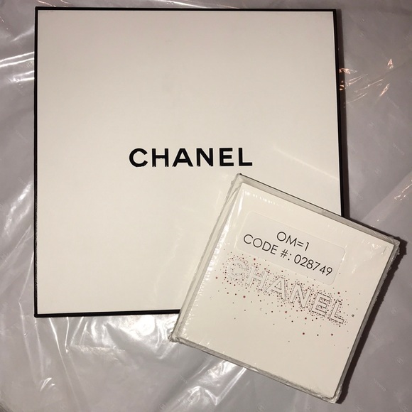 CHANEL Accessories Chanel Gift Box And Set Of Chanel Blank Cards
